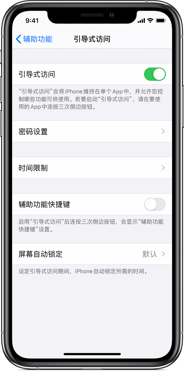 北大镇苹果手机维修分享如何在 iPhone 上退出引导式访问 