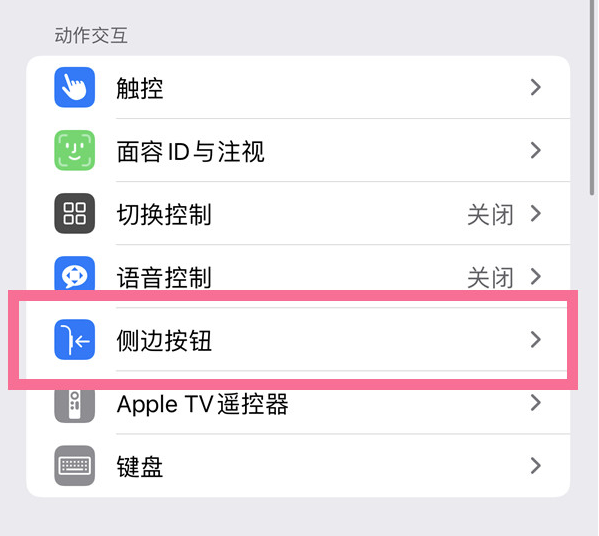 北大镇苹果14维修店分享iPhone14 Plus侧键双击下载功能关闭方法 