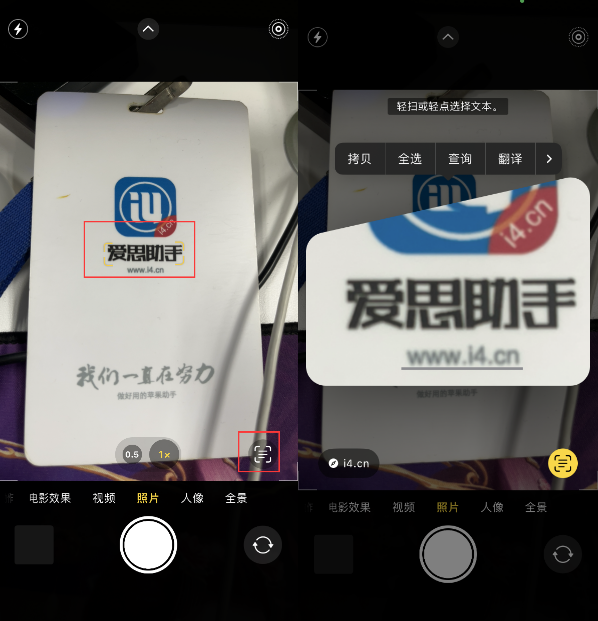 北大镇苹果手机维修分享升级iOS 16后如何通过相机翻译文本 