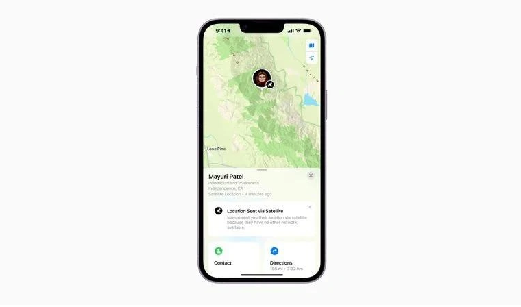 北大镇苹果14维修分享iPhone14系列中 FindMy功能通过卫星分享位置方法教程 