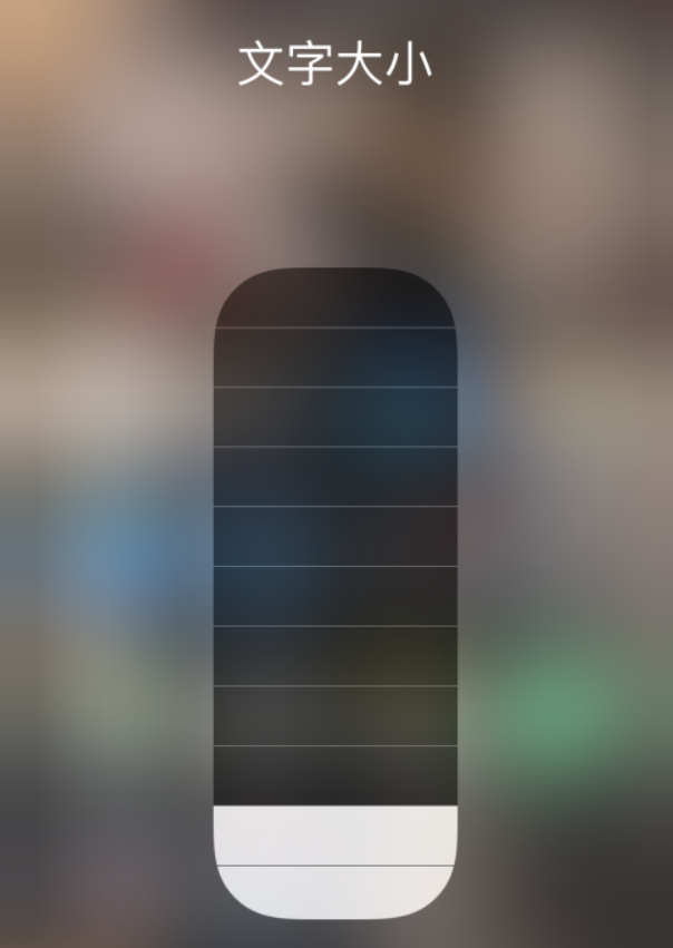 北大镇苹果手机维修分享小技巧：在 iPhone 控制中心快速调节字体大小 
