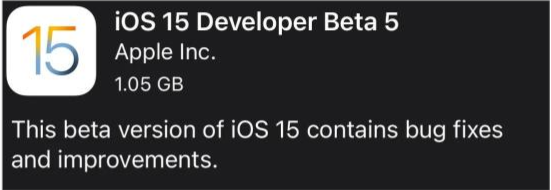 北大镇苹果手机维修分享如何升级到iOS15.0 beta5 
